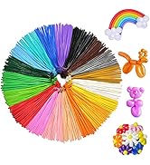 400pcs Twisting Balloons 260Q Long Balloons for Balloon Animals, 20 Assorted Colors Premium Quali...