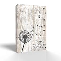 SIGNWIN Canvas Wall Art Dandelion Illustration Canvas Prints Home Artwork Decoration for Living Room,Bedroom - 12x18 inches