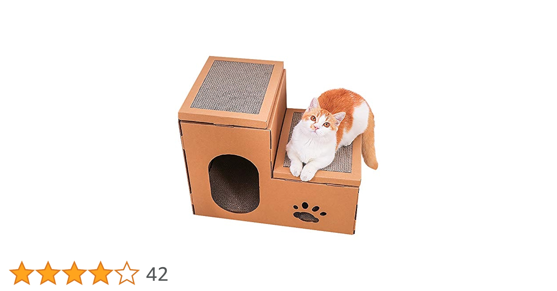 Amazon | kaitou キャットハウス 爪とぎ 爪研ぎ 猫 階段型 組立