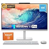 Lenovo A100 All in One Desktop Computer for Home Office, 23.8 Inch IPS FHD Display, Intel N100 Processor, 16 GB RAM, 512 GB SSD, Intel UHD Graphics, Wired Keyboard & Mouse, Windows 11 Pro, Accessories