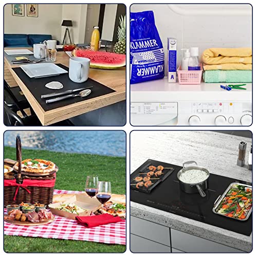 Capas de fogão para fogão elétrico, tapete protetor de cerâmica ou vidro, borracha natural grossa pa