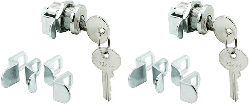 Prime-Line MP4944 - Cerradura para buzón de correo, 5 levas, cuerpo roscado de 1316 pulgadas, rotación en sentido contrario a las agujas del reloj,