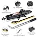 Scissor Car Jack 3 Ton (6610 lbs) Tire Changing Kit with Lug Wrench - Emergency Kit for Car, SUV, MPV