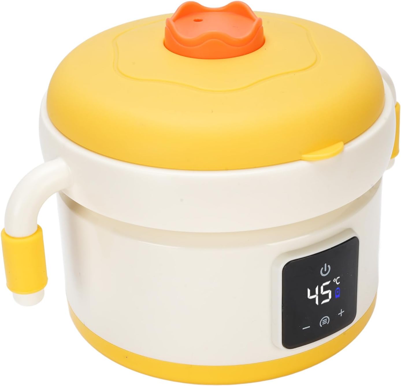 Mumusuki Food Warmer Bowl, Rechargeable 4500mAh Battery, 316 Stainless Steel, Smart Thermal Bowl for Toddlers, with One Button Start, for Travel and On the Go