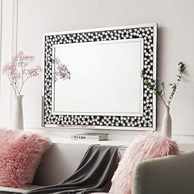 Art Decorative Wall Mirrors Large Grecian Venetian Mirror for Hotel Home Vanity Sliver Mirror (27.5" x 43.3")