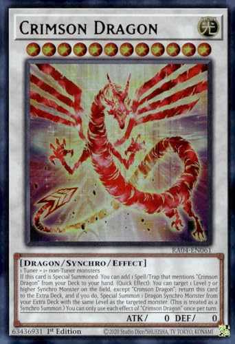 Crimson Dragon (Card) (UR) - RA04-EN061 - Ultra Rare - 1st Edition