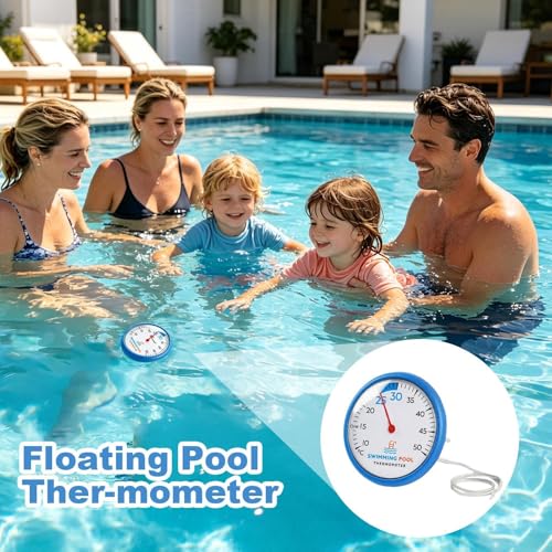Monitor de temperatura de la piscina impermeable con sensor de alta precisión flotante 3