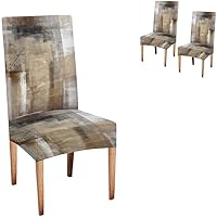 Vista 33 de CAPSCEOLL Juego de 4 fundas para sillas de comedor, color turquesa, turquesa, turquesa, turquesa, turquesa, verde azulado, fundas de asiento Parson