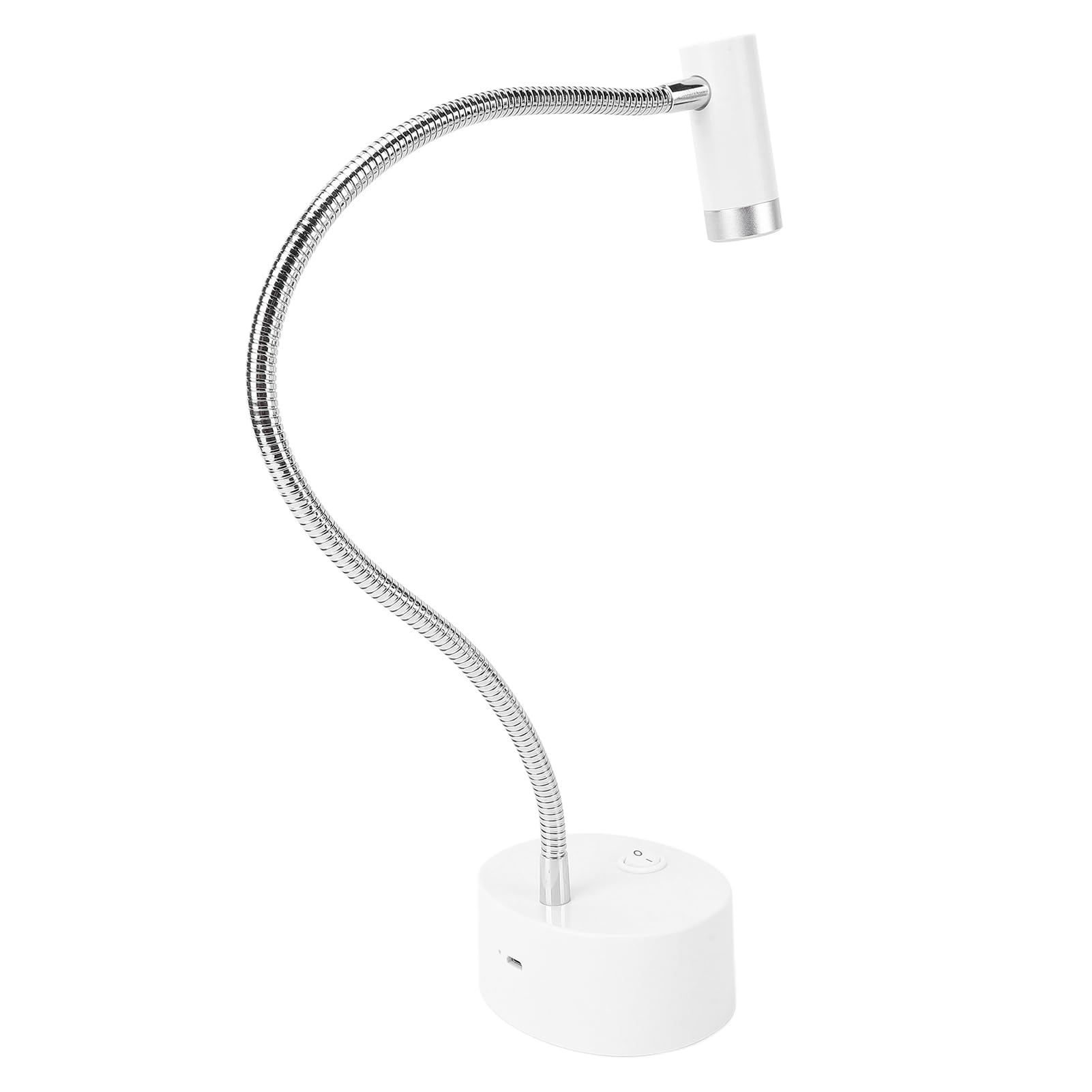 Fabater Lampada per Unghie Regolabile a Collo di Cigno con Interruttore Tattile Facile Applicazione delle Unghie, Asciugacapelli Portatile da Viaggio