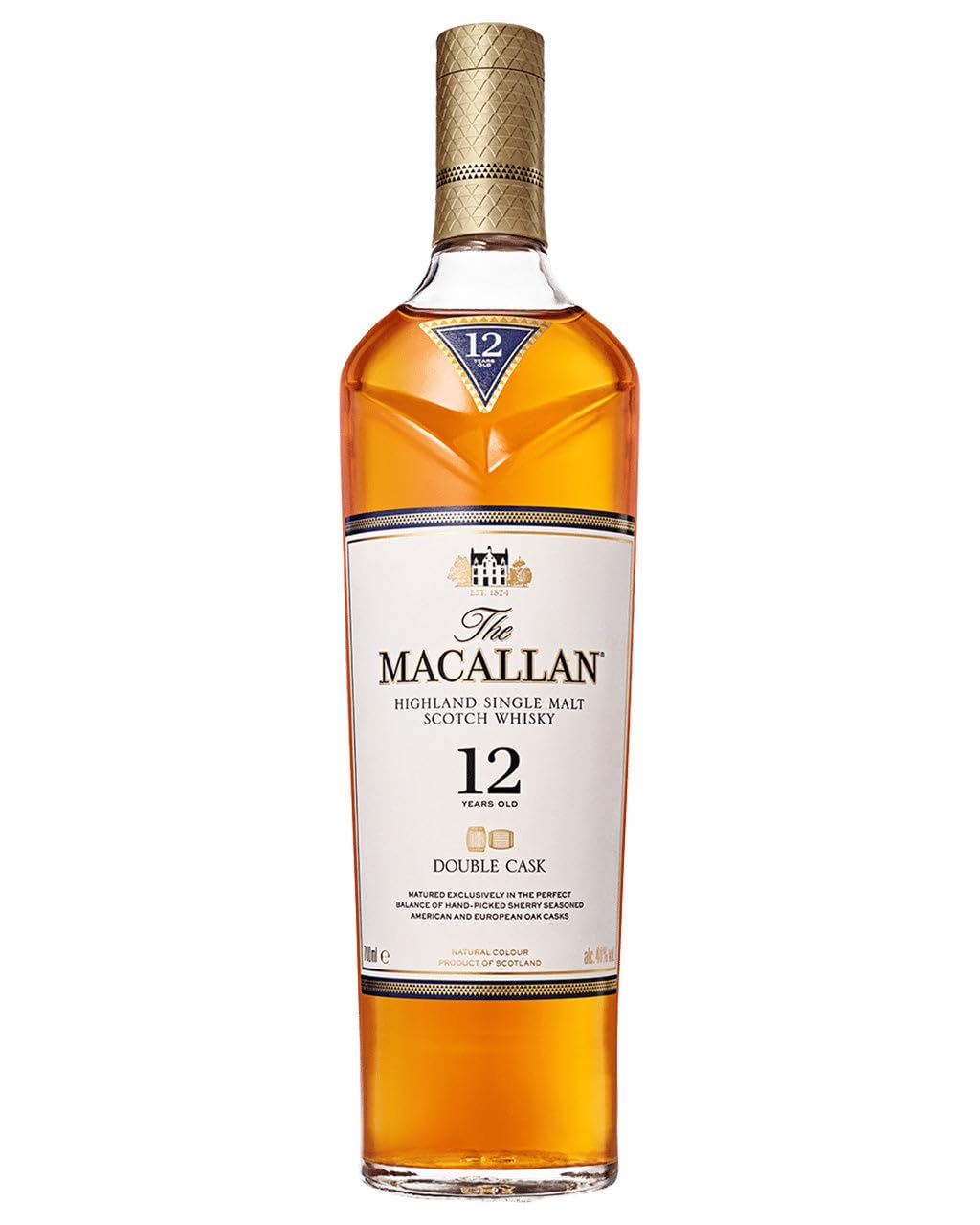 WHISKY MACALLAN 12 YO D. CASK 0,70L (R) (DORADO)