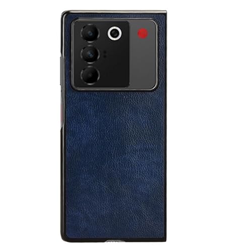 TRIPLE RIVER�EFor nubia Fold �P�[�X �ϏՌ� �J�o�[ PU���U�[ �w�ʃP�[�X For �k�r�A �t�H�[���h(�_�[�N�u���[)