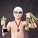 Relaxdays niños Trofeo, Soporte Cuadrado, Corona de Ganador, Hollywood, Regalo, 18 cm,...
