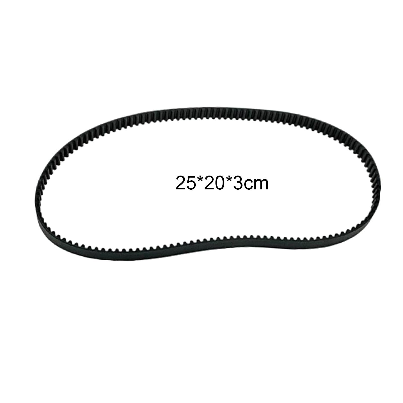 Rear Drive Belt Gummi-komponente Montageersatzteil Verschleißfestigkeit Reparaturartikel für Motorradpflege Reparaturservice Ersatzlager 25cmx20cmx3cm