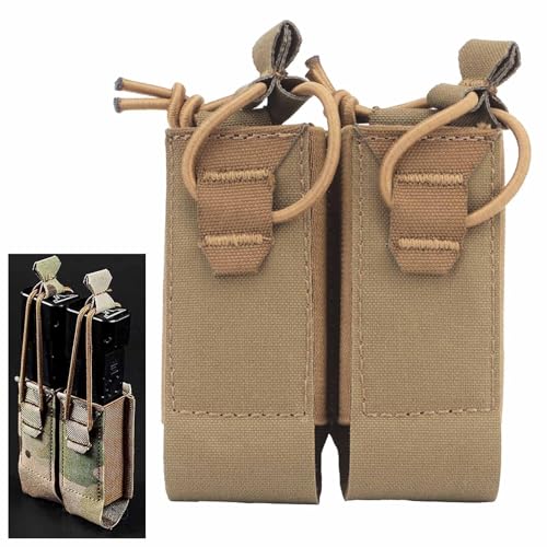 Sac de chargeur de pistolet tactique double et magnétique pour la chasse