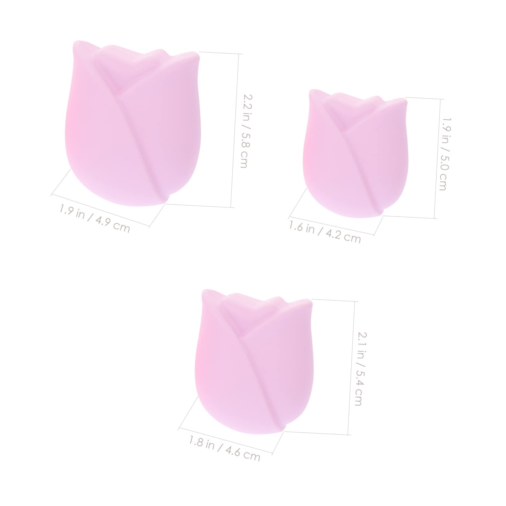 Healeved 2 Sets Make-up-pinsel-schutzhüllen Aus Silikon Kosmetikpinsel-schutzhüllen Pinsel-schutzhüllen-set Reisefreundlich Bewahrt Die Pinselform für Make-up-zubehör 6 Stück