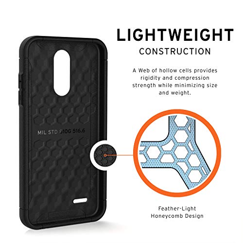 Urban Armor Gear Uag Lg K8S/Lg K8/Lg Tribute Empire Scout Feather-Light Rugged [Black] Military Drop Tested Phone Case #TOP4