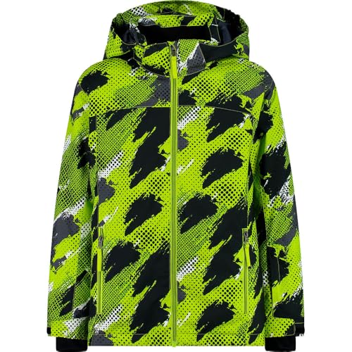 Veste à capuche CMP 39W1924 pour enfant 4 ans couleur acide et noir