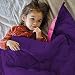 ZonLi Kids Weighted Blanket 7 lbs(41''x60'', Pink/Purple), Cooling Weighted Blanket for Children, 100% Cotton Material with Glass Beads