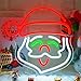 Produktbild Ineonlife Weihnachtsmann Neon Schild Weihnachten Neonlicht Dimmbar Santa Claus Leuchtreklame Christmas Wandleuchte Acryl Led Sign für Wand USB Einzigartiges Schild für Dekorationen Bar Party Zeichen