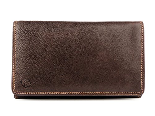 Portefeuille de cuir noir Golunski avec boîte cadeau organiseur