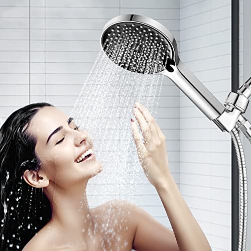 Cobbe Duschkopf Hochdruck Mit 3 Sprüharten – Wassersparende Brause Mit Massage-Funktion