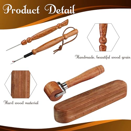 image for Savina Set 4 - Tailor Clapper/Seam Roller/Stiletto/Seam Rippers for Se