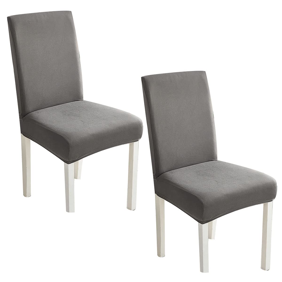 Housse de chaise salle à manger velours élasthanne pour décoration d'hôtel