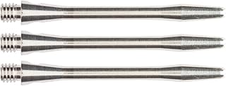 Red Dragon Plain Aluminium Medium Dart Shafts - 4 Sets per Pack (12 shafts in Total)