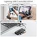 Memory Stick Pro Duo Adapter for iPhone/USB C/PC - 7 in 1 2X SD/ 2X TF/CF/MS/XD Picture Card Reader, Multi Memory Card Reader USB C Lightning OTG Adapter Memory Stick pro Duo Reader for iPhone