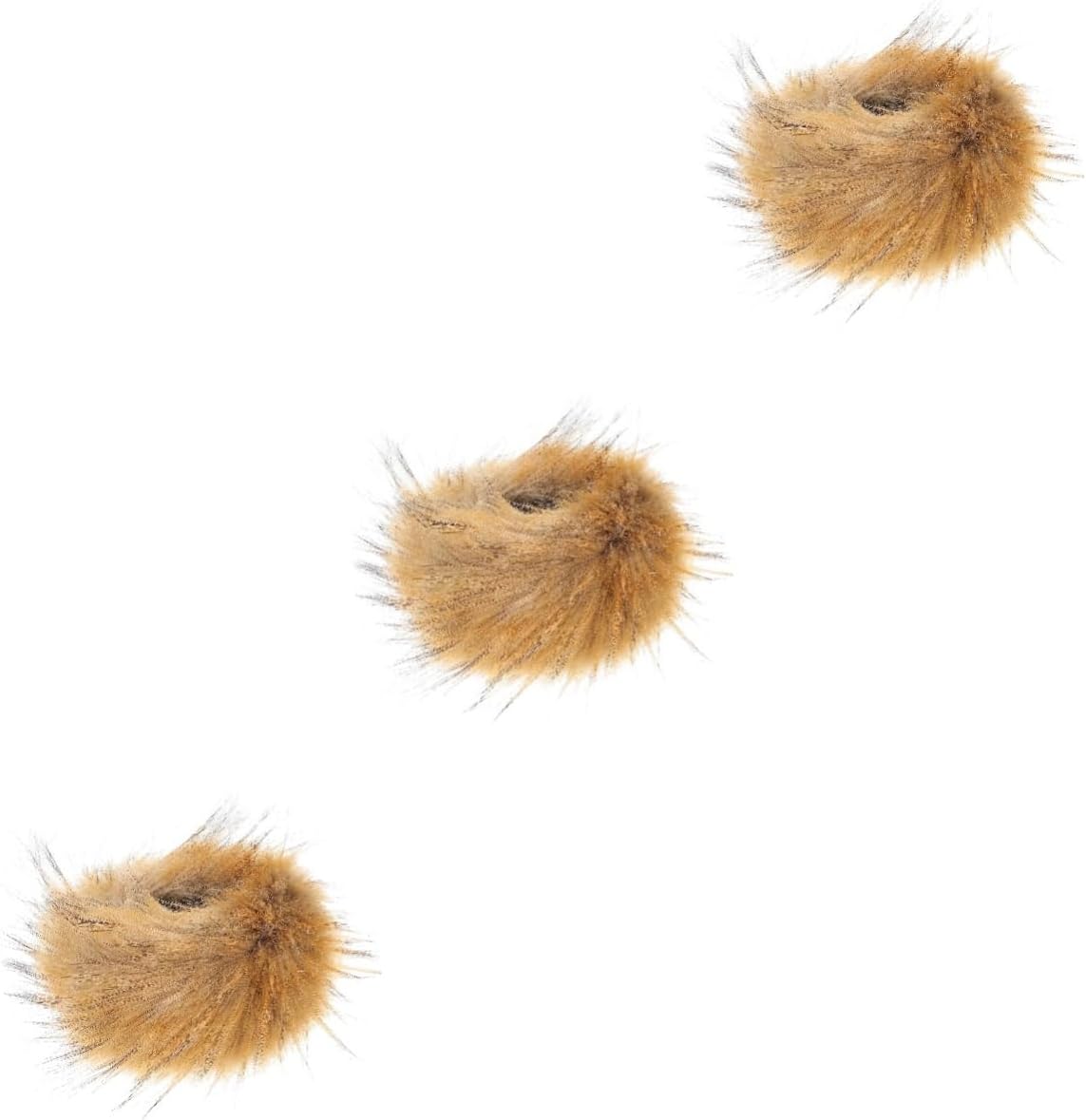 6 pcs Furry Faux Fur Wrist for Women Winter Warm Arm Warmers for Accessory for Parties Skiing and Christmas Celebrations