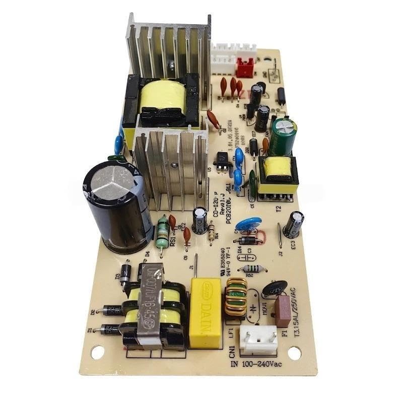 CD-120-P REV-1.0-PCB20180709L1 E35524 Placa De Control Enfriador Vino, Piezas Hoja Refrigeración, Base Ventilador Interno Y Externo