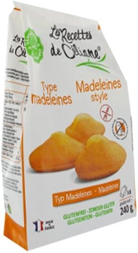 Céliane Madeleines sans gluten · Recettes de Céliane