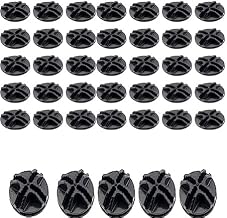 Taicols 40pcs Wire Cube Plastic Connectors for Modular Organizer Closet and Wire Grid Cube Storage (Black), DIY Shelving Modular Closet Storage.