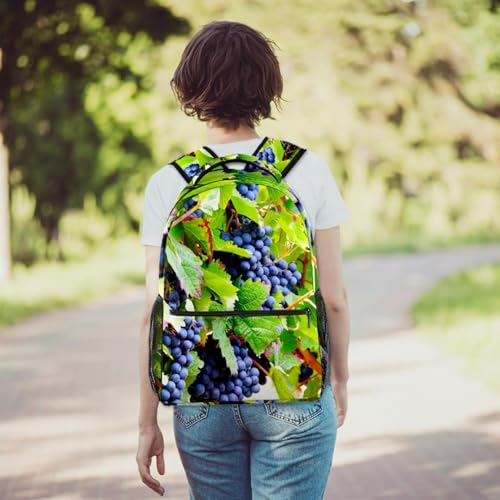 Sac à dos d'école raisin multicolore pour ado et fille de 40cm - 6