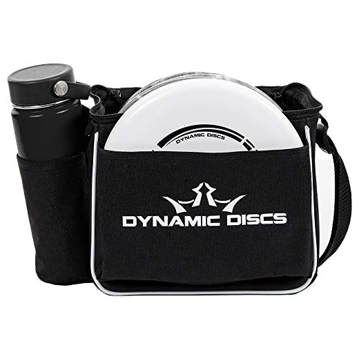 DYNAMIC DISCS Cadet Disc Golf Bag | Introductory Disc Golf Bag | Great for Beginners and Casual Disc Golf Rounds | Lightweight and Durable Frisbee Golf Bag | 10-12 Disc Capacity… (Black)
