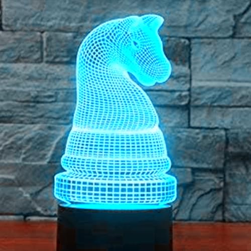 Lámpara de mesa ilusión 3D luz nocturna 16 colores miniatura 4