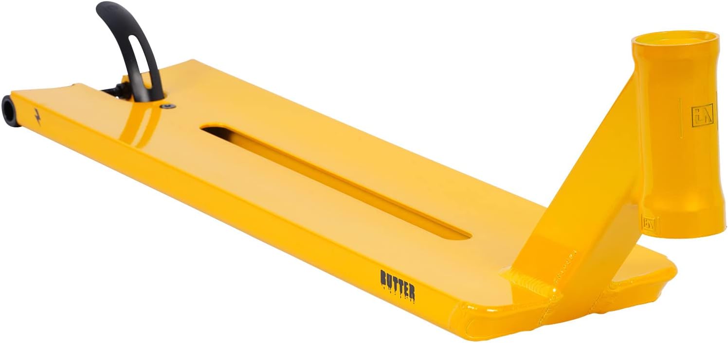 UrbanArttButter Scooter Deck, Yellow Gold, 6" x 22", For Street, Pro Scooters
