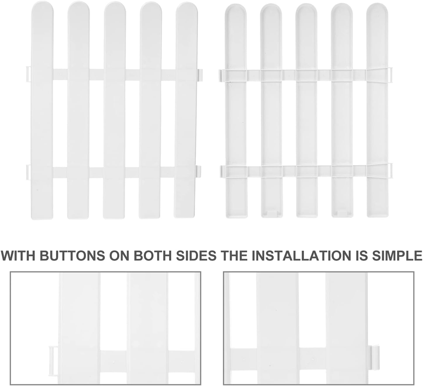 人気大割引 Ounona ガーデンフェンス プラスチック製 花壇フェンス 柵モデル Diy庭造り 造園 取り外し可能 挿入式 庭 ガーデンエッジ 土留め 根止め 土ストッパー 耐食性 L Cutting Edgeperformance Com