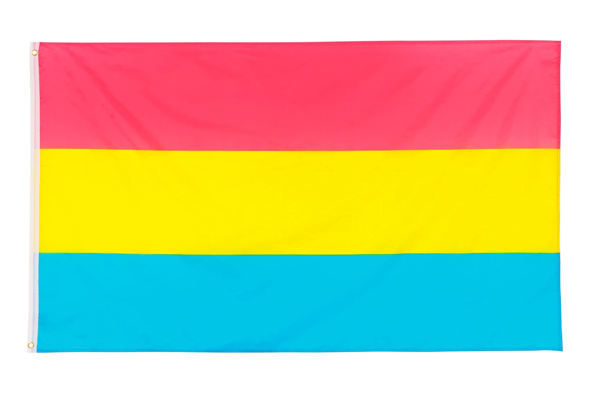 PHENO FLAGS Flaga Pan Pride – Flaga Pansex z oczkami z mosiądzu – 90 x 150 cm – odporne na warunki atmosferyczne flagi – 100% poliester