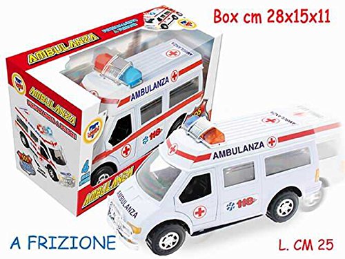 Ambulanza 25cm movimento a frizione gioco