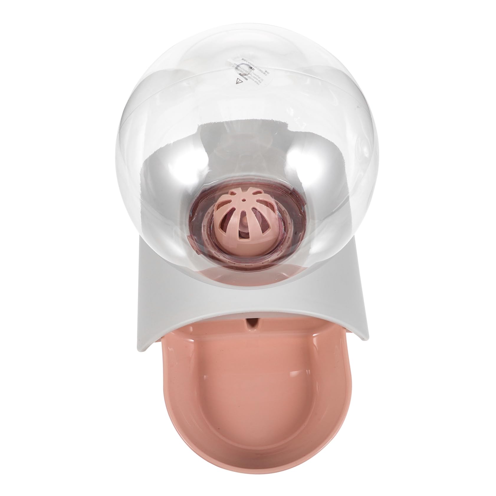 Bebedero Automático para Gatos y Perros de 2, 8 L Rosa | Diseño Transparente Burbujas, Abs y Acrílico, Uso en Casa o Tienda, Fácil de Limpiar