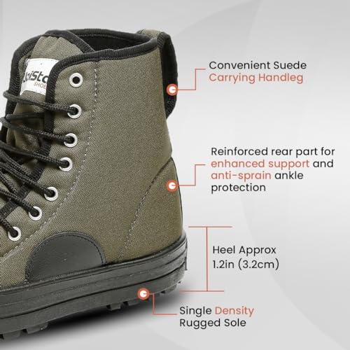Image of Unistar High Ankle Trekking Ridding Men's Boots | Anti Skid Sole with Mild Waterproof Protection