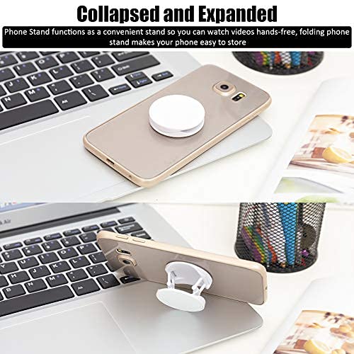 15 Pieces Blank Sublimation Phone Holders Collapsible Tablets And Cell Phones Grip Holder Adhesive Blank Finger Stand Holder With Double-Sided Tape (White) #TOP3