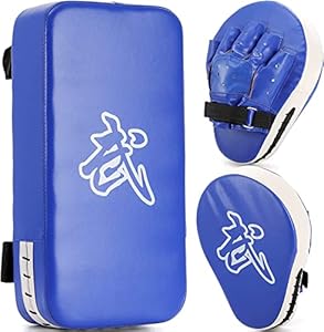 WUWEOT 2-in-1-Punching-Patch-Set, Boxhandschuhe, Fokus-Pads und Taewondo-Focus-Schild, Thai-Pads, Karate-Punching-Handschuhe, Kick-Box-Schild, Kampfsport, MMA-Punching-Handschuhe