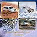ZOSANY Auto Fixing Snow Chain Tire Chains For Cars Suv Pickup Trucks Reusable Universal Emergency Traction Snow Chains, Set of 2 (HKN90)