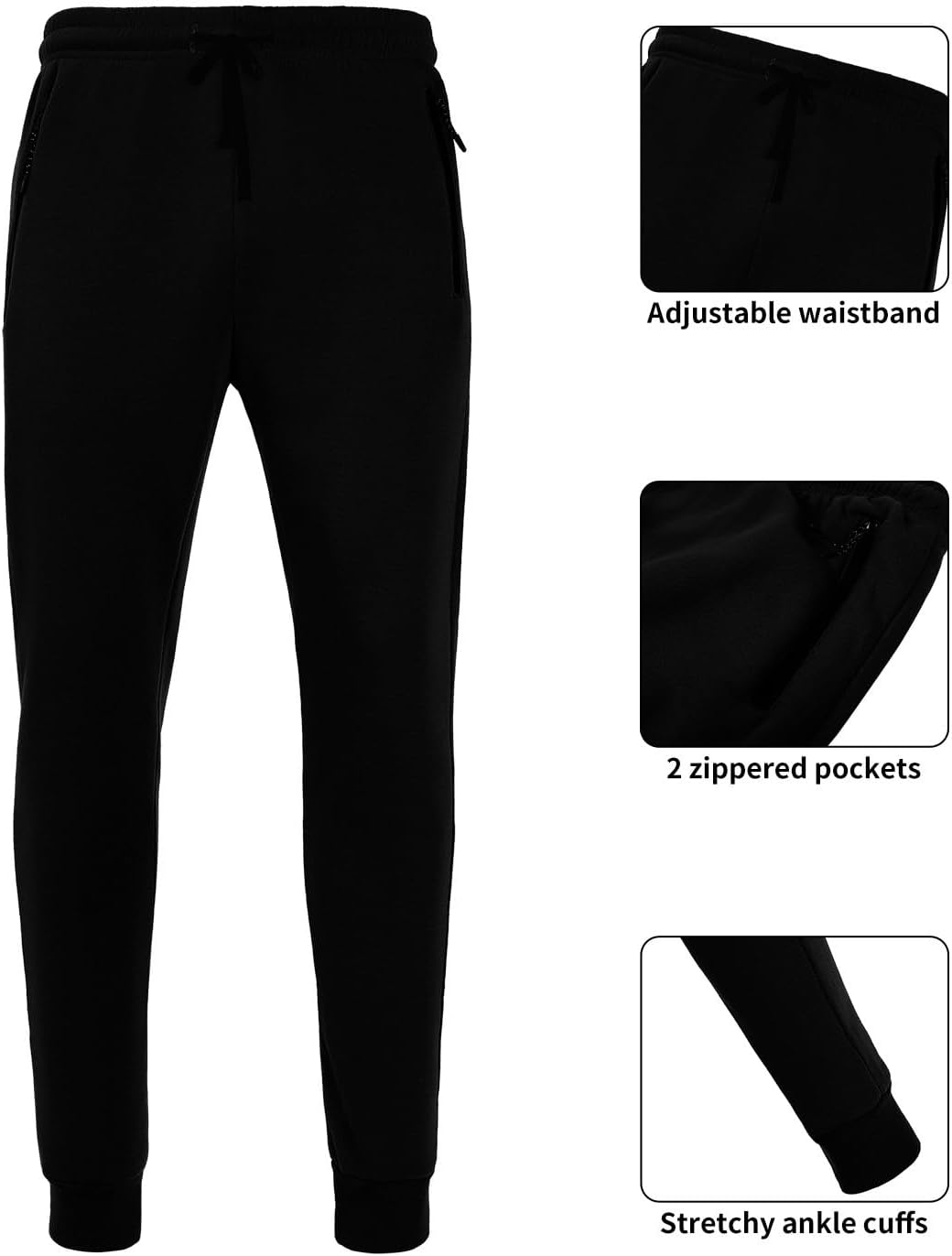 Men's Tracksuits Sweatsuits for Men Sweat Track Suits 2 Piece Sweatpants Jogging Casual Athletic Suits With Pockets - Image 4