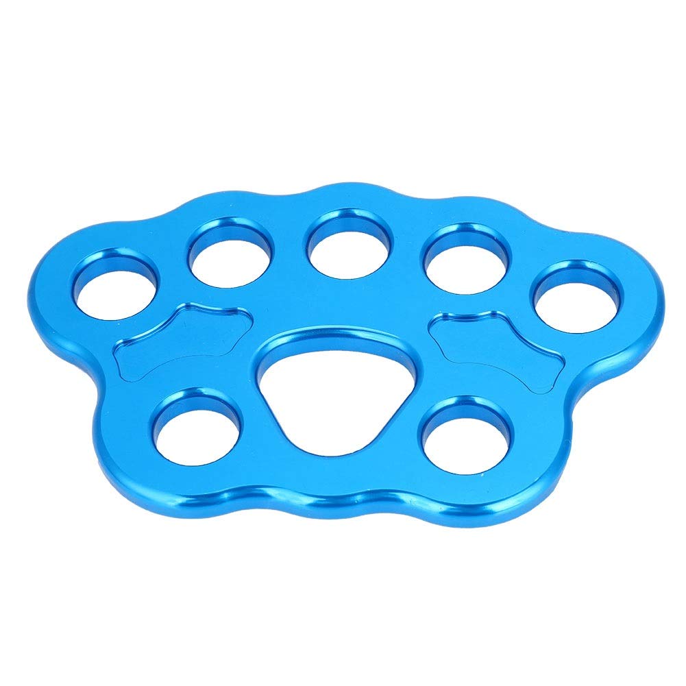Plaque D'ancrage Alu 4 Trous 35kN - Pour Escalade, Spéléo, Secours