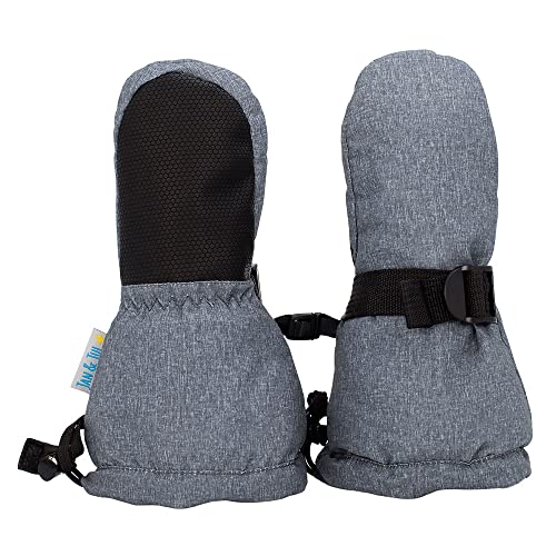 Image of JAN & JUL Boys' Waterproof Insulated Snow Mittens for Toddlers and Kids