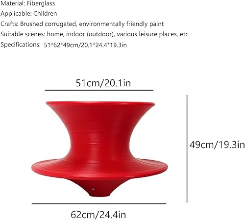 Miniatura 2 de Silla giratoria giratoria, silla giratoria de 360, silla giratoria para interiores y exteriores, para entrenamiento sensorial, para niños, para