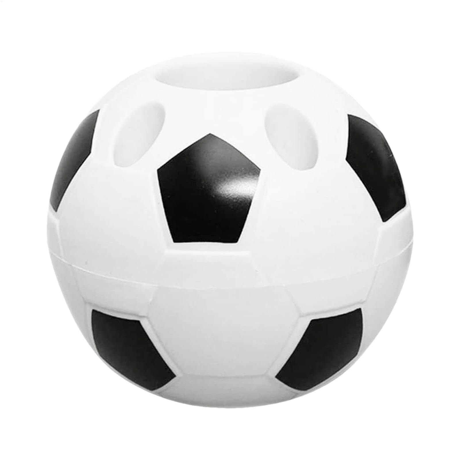 Portalápices para escritorio, soporte para bolígrafos de escritorio, bonito soporte para bolígrafos de fútbol, organizador de lápices de escritorio, práctico soporte para brochas de maquillaje,